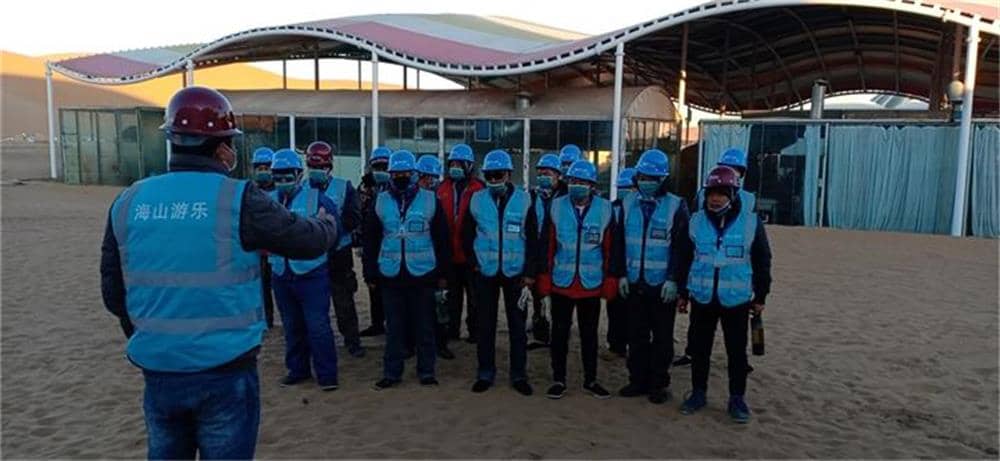 金年会水上乐园施工团队